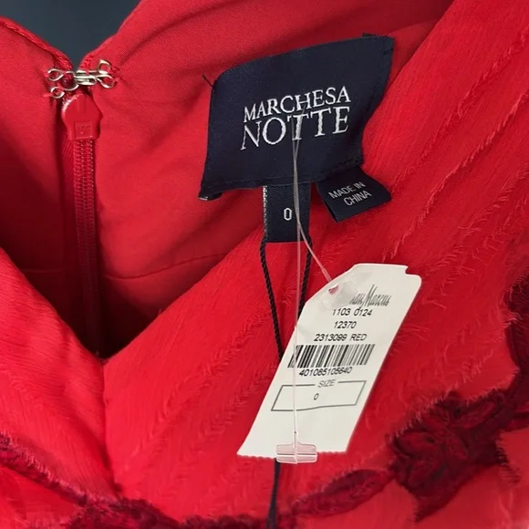 Marchesa Notte Cocktail Dress